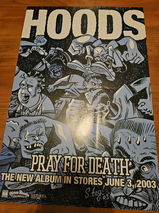 HOODS - PRAY FOR DEATH POSTER