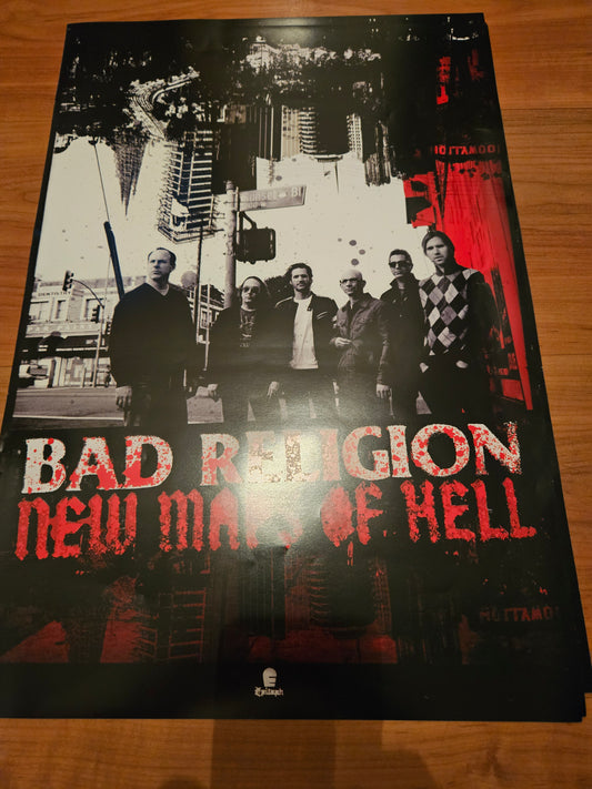 BAD RELIGION - NEW MAPS OF HELL POSTER