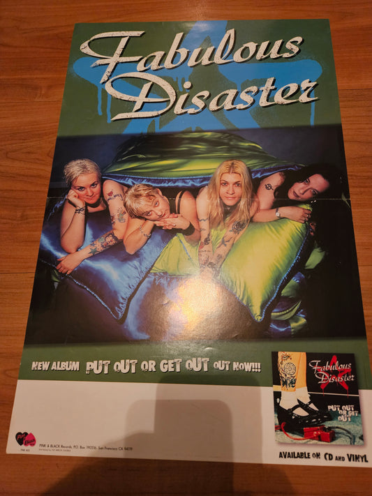 FABULOUS DISASTER - PUT OUT POSTER