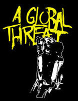 A GLOBAL THREAT - SPRAY PAIN 1" BUTTON
