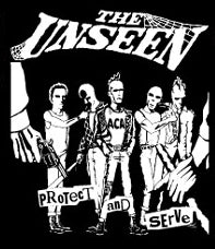 UNSEEN - PROTECT & SERVE 1" BUTTON