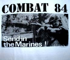 COMBAT 84 - SEND IN THE MARINES 1" BUTTON
