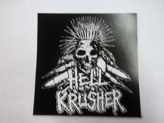 HELLKRUSHER - LOGO STICKER