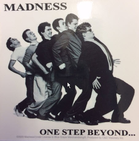 MADNESS - ONE STEP BEYOND STICKER