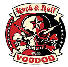 VINCE RAY STICKER - ROCKNROLL VOODOO STICKER