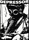 DEPRESSOR - GAS MASK 1" BUTTON