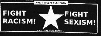 Fight Racism Patch PATCH - FIGHT RACISM - FIGHT SEXISM PATCH – Headline Records