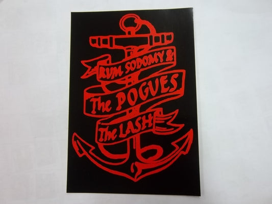 POGUES - RUM SODOMY STICKER