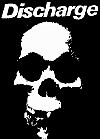 DISCHARGE - SKULL 1" BUTTON