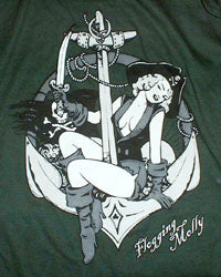 FLOGGING MOLLY - GIRL ON ANCHOR 1" BUTTON