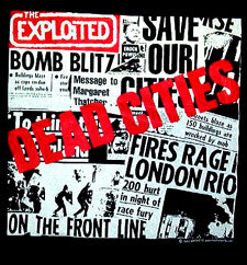EXPLOITED - DEAD CITIES 1" BUTTON