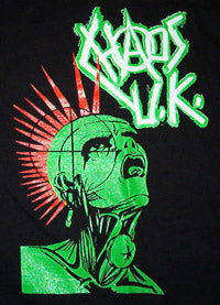 CHAOS UK - BURNING BRITAIN 1" BUTTON