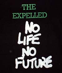 EXPELLED - NO LIFE 1" BUTTON
