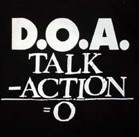 DOA - TALK 1" BUTTON