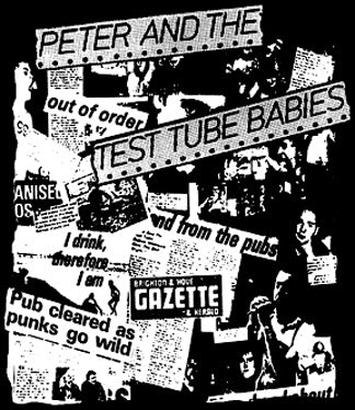 PETER AND THE TEST TUBE BABIES - COLLAGE 1" BUTTON