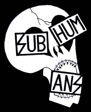 Subhumans - Skull Button Pin – Headline Records