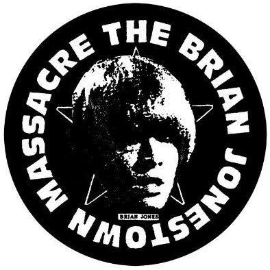 BRIAN JONESTOWN MASSACRE - PICTURE 1" BUTTON