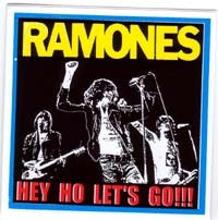 RAMONES - HEY HO LES GO 1" BUTTON
