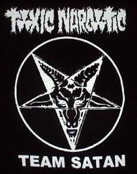 TOXIC NARCOTIC - TEAM SATAN 1" BUTTON