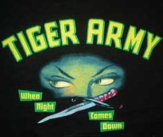 TIGER ARMY - EYES DAGGER 1" BUTTON