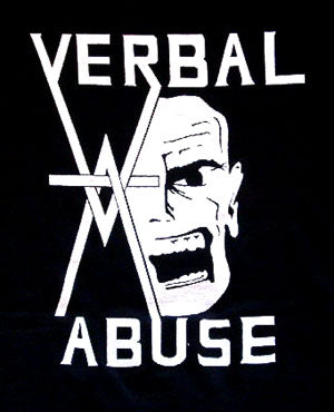VERBAL ABUSE 1" BUTTON