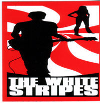 WHITE STRIPES - STRIPES 1" BUTTON