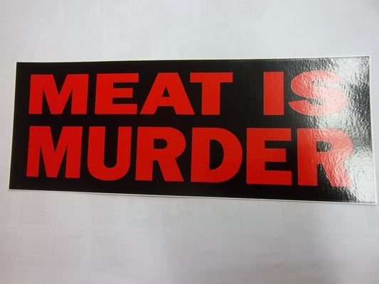 STICKER - MEAT IS MURDER STICKER
