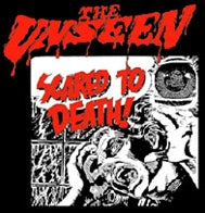 UNSEEN - SCARED TO DEATH 1" BUTTON