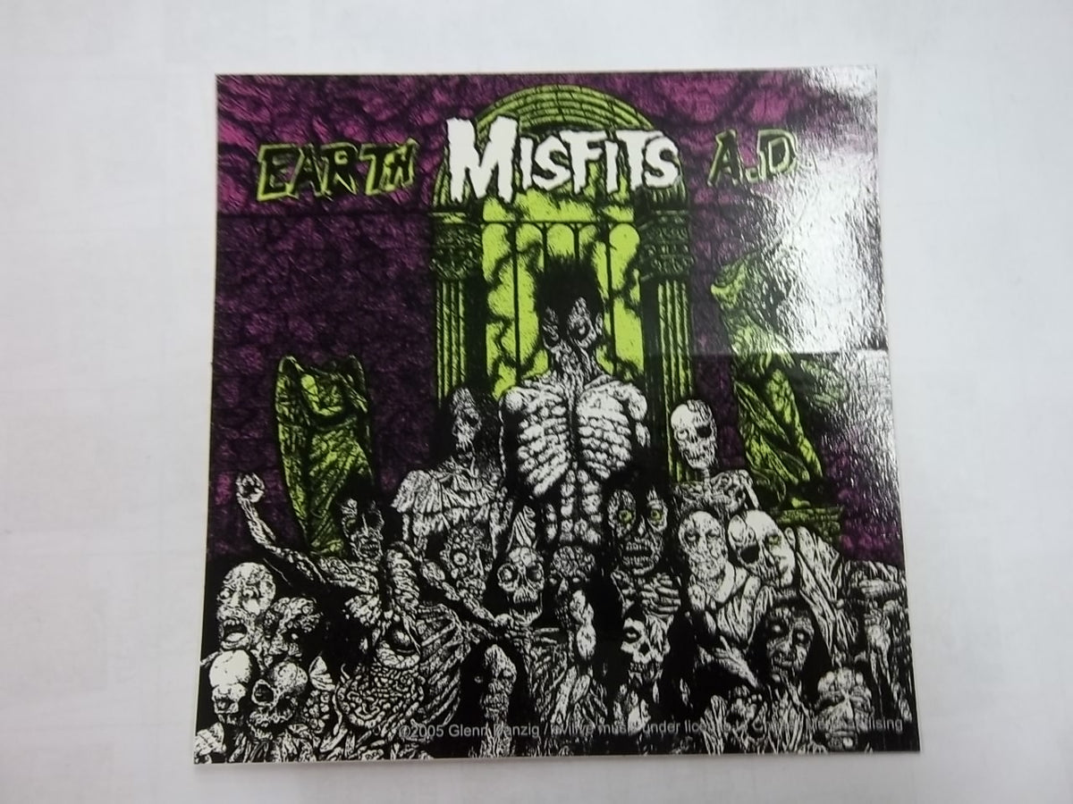 Earth Ad MISFITS - EARTH AD STICKER – Headline Records