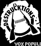 DESTRUCTIONS - LOGO 1" BUTTON