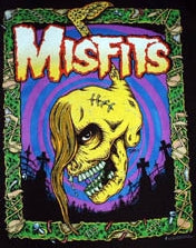 MISFITS - YELLOW SKULL 1" BUTTON