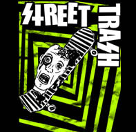STREET TRASH - SKATING HEAD 1" BUTTON