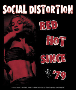 SOCIAL DISTORTION - RED HOT SINCE 79 1" BUTTON