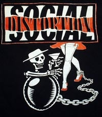 SOCIAL DISTORTION - BALL AND CHAIN 1" BUTTON