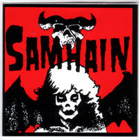 SAMHAIN  BAT GIRL 1" BUTTON