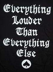 EVERYTHING LOUDER 1" BUTTON