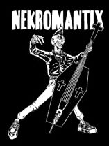 NEKROMANTIX - STAND UP BASS 1" BUTTON