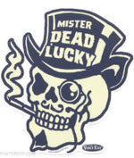 VINCE RAY STICKER - MR DEAD LUCKY STICKER