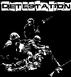 DETESTATION - WAR 1" BUTTON