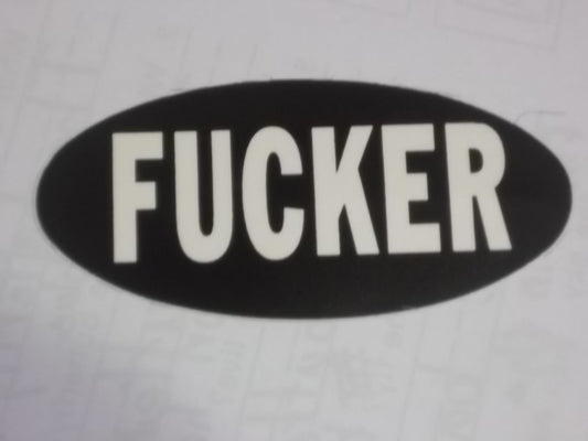 STICKER - FUCKER STICKER