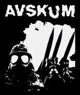 AVSKUM - WAR 1" BUTTON