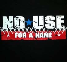 NO USE FOR A NAME - NO USE FOR A NAME 1" BUTTON