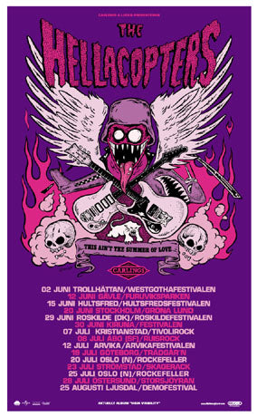 HELLACOPTERS - POSTER 1" BUTTON