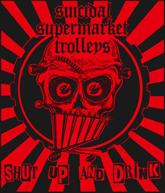 SUICIDAL SUPERMARKET TROLLEYS 1" BUTTON