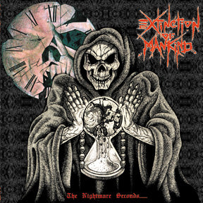 EXTINCTION OF MANKIND - ALBUM COVER 1" BUTTON