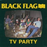 BLACK FLAG - TV PARTY 1" BUTTON