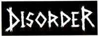 DISORDER - DISORDER 1" BUTTON