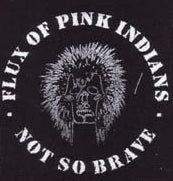 FLUX OF PINK INDIANS - NOT SO BRAVE 1" BUTTON