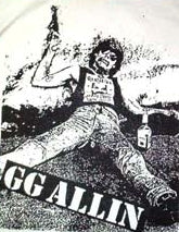 GG ALLIN - DRUNK 1" BUTTON
