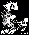 FUNERAL DRESS - FLAG 1" BUTTON
